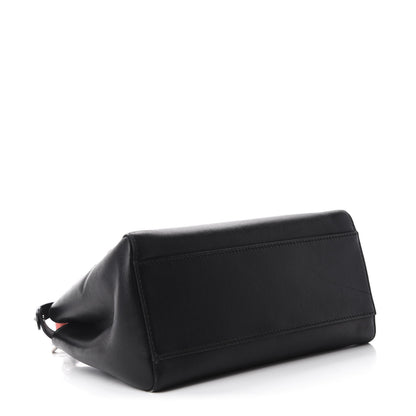 Fendi Nappa Colorblock Mini Peekaboo Iconic Satchel Black White Ecstasy 4 of 15