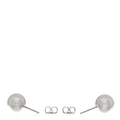 Tiffany Sterling Silver 10mm HardWear Ball Earrings 3 of 4