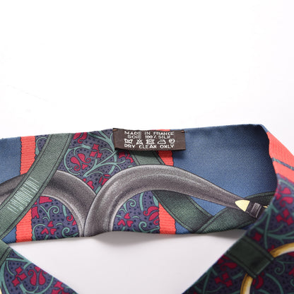Hermes Silk Grand Manege Twilly 3 of 4