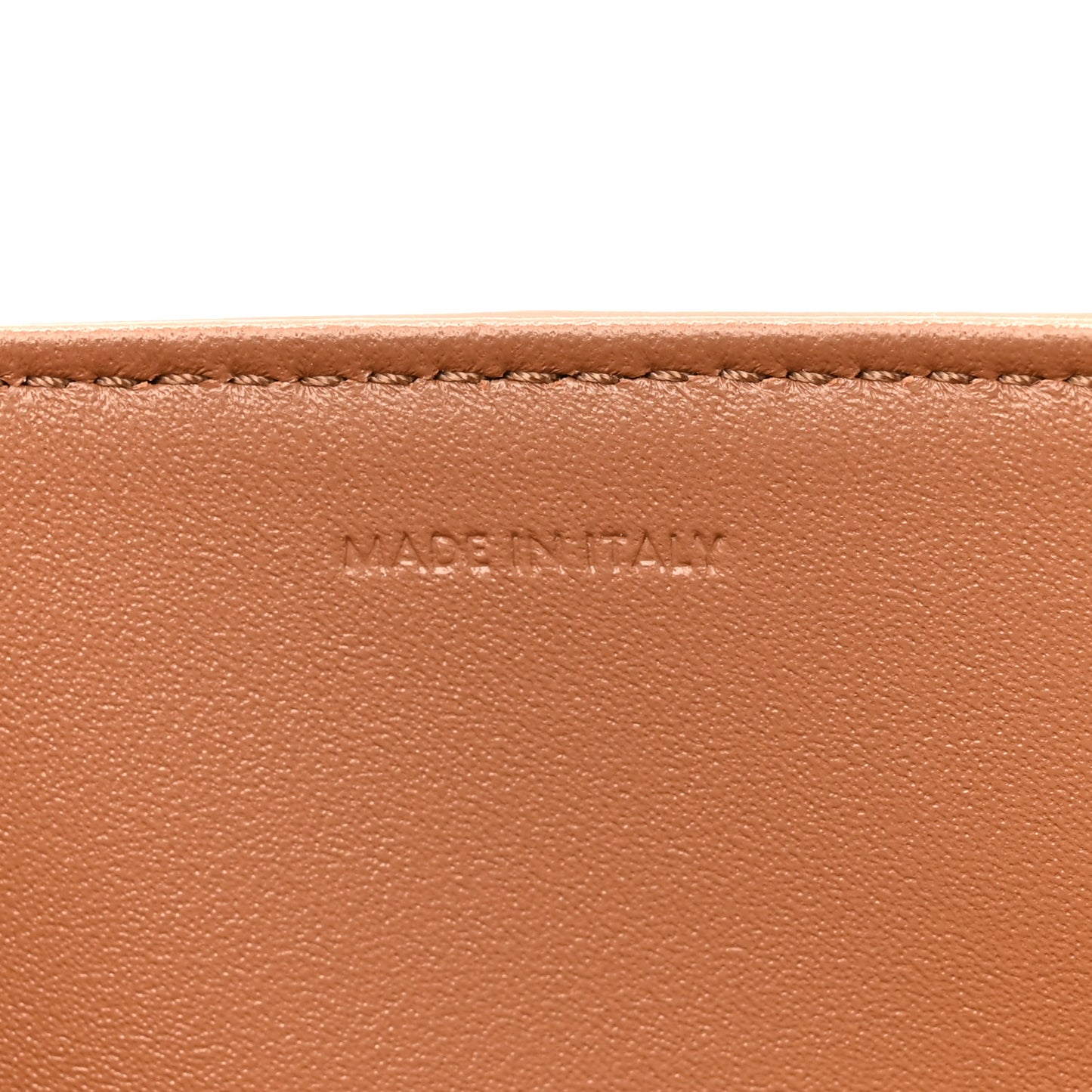 Shiny Calfskin Medium Triomphe Bronze