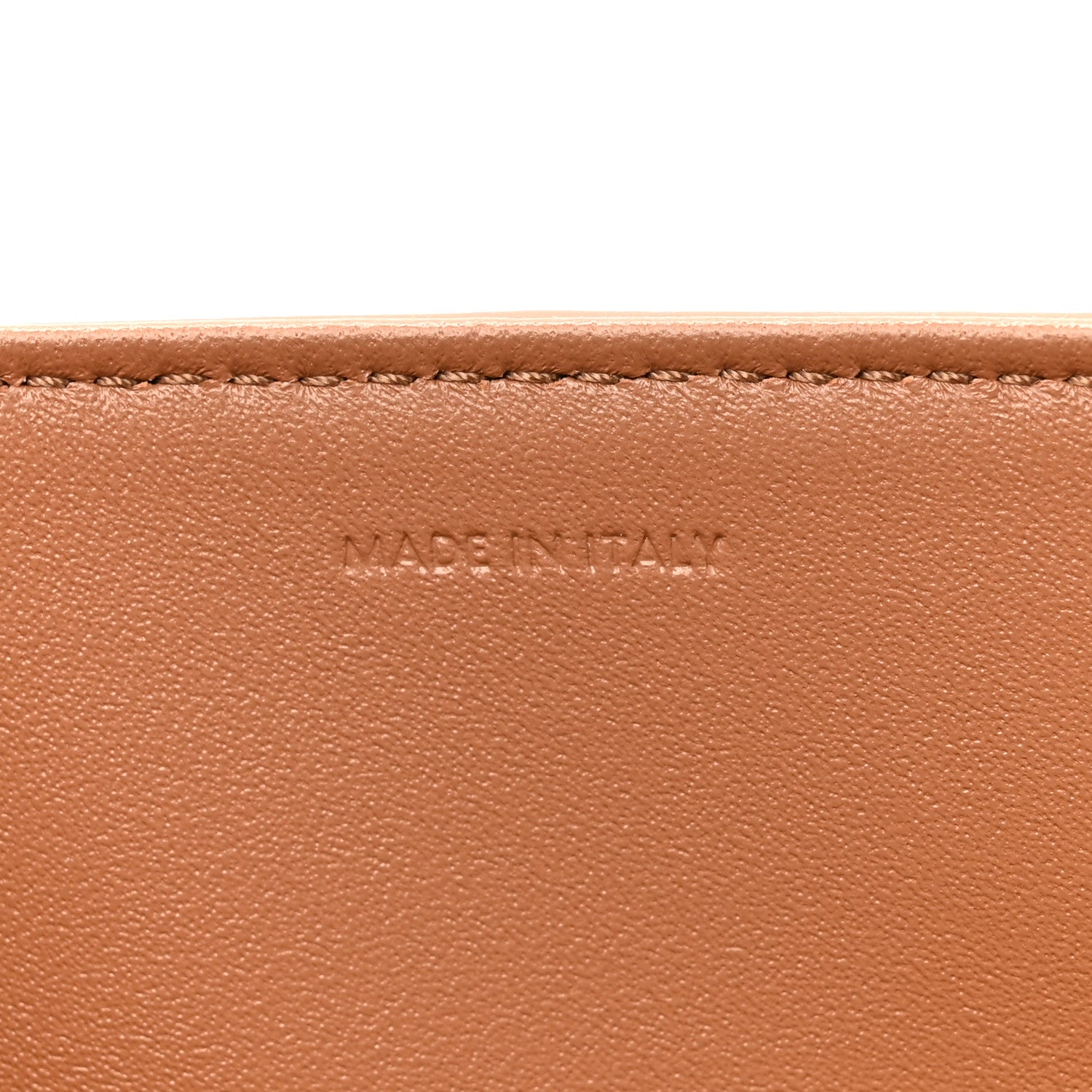 Celine Shiny Calfskin Medium Triomphe Bronze 7 of 15