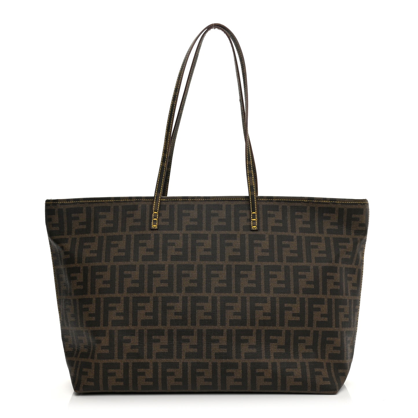 Zucca Spalmati Medium Roll Tote Tobacco Yellow