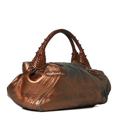 Fendi Nappa Fortuny Hologram Spy Tobacco Oro Ambrato 3 of 13