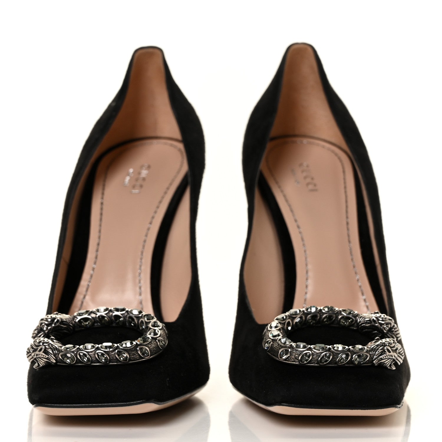 Gucci Suede Dionysus Pumps 41 Black 3 of 9