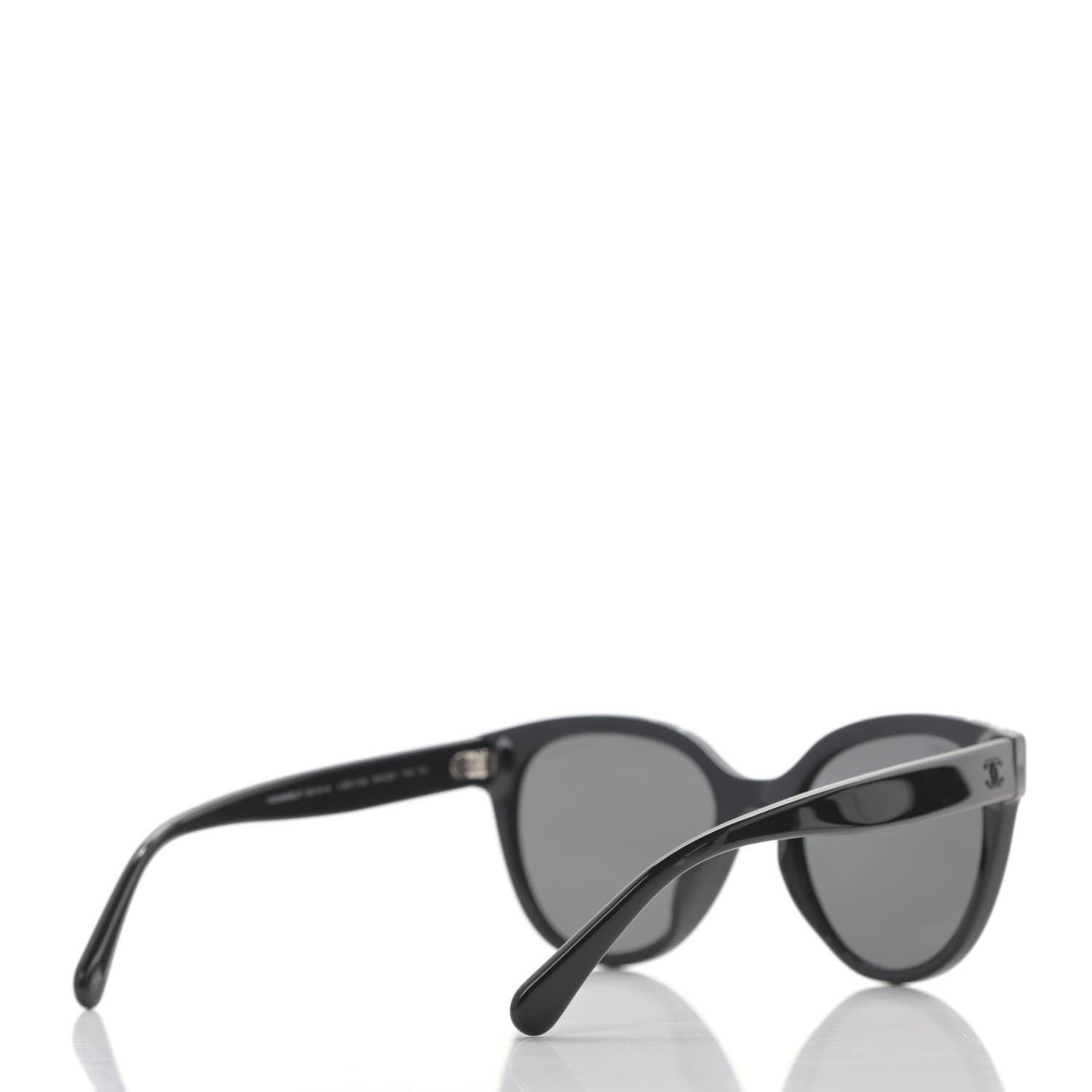 Chanel Acetate CC Butterfly Sunglasses 5414-A Black 4 of 8