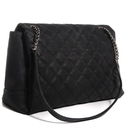 Chanel Iridescent Caviar Medium Lady Pearly Flap Black 3 of 8