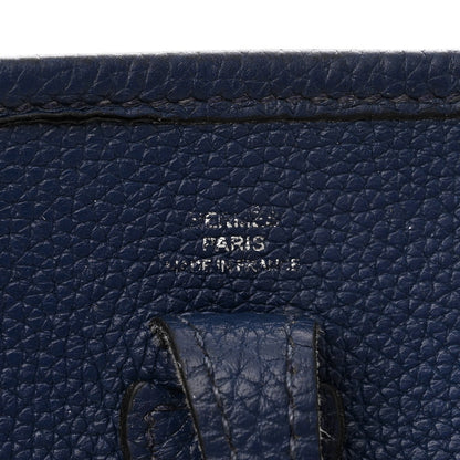 Hermes Taurillon Clemence Evelyne TPM Blue Saphir Blue Indigo 6 of 14