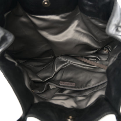 Chanel Glazed Caviar Large Pocket In The City Tote Black 5 of 11