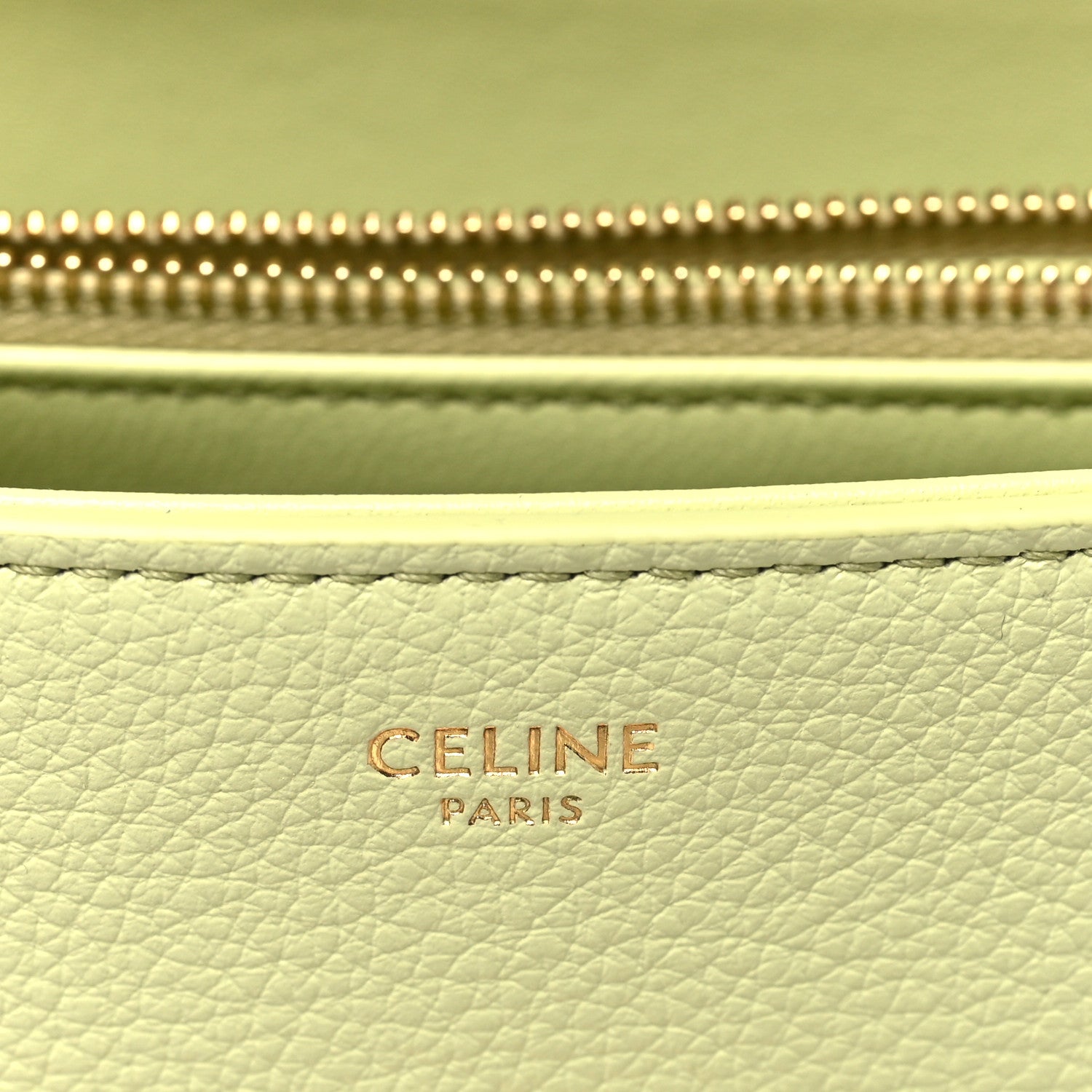 Celine Supple Grained Calfskin Teen Nino Soft Lime 6 of 9
