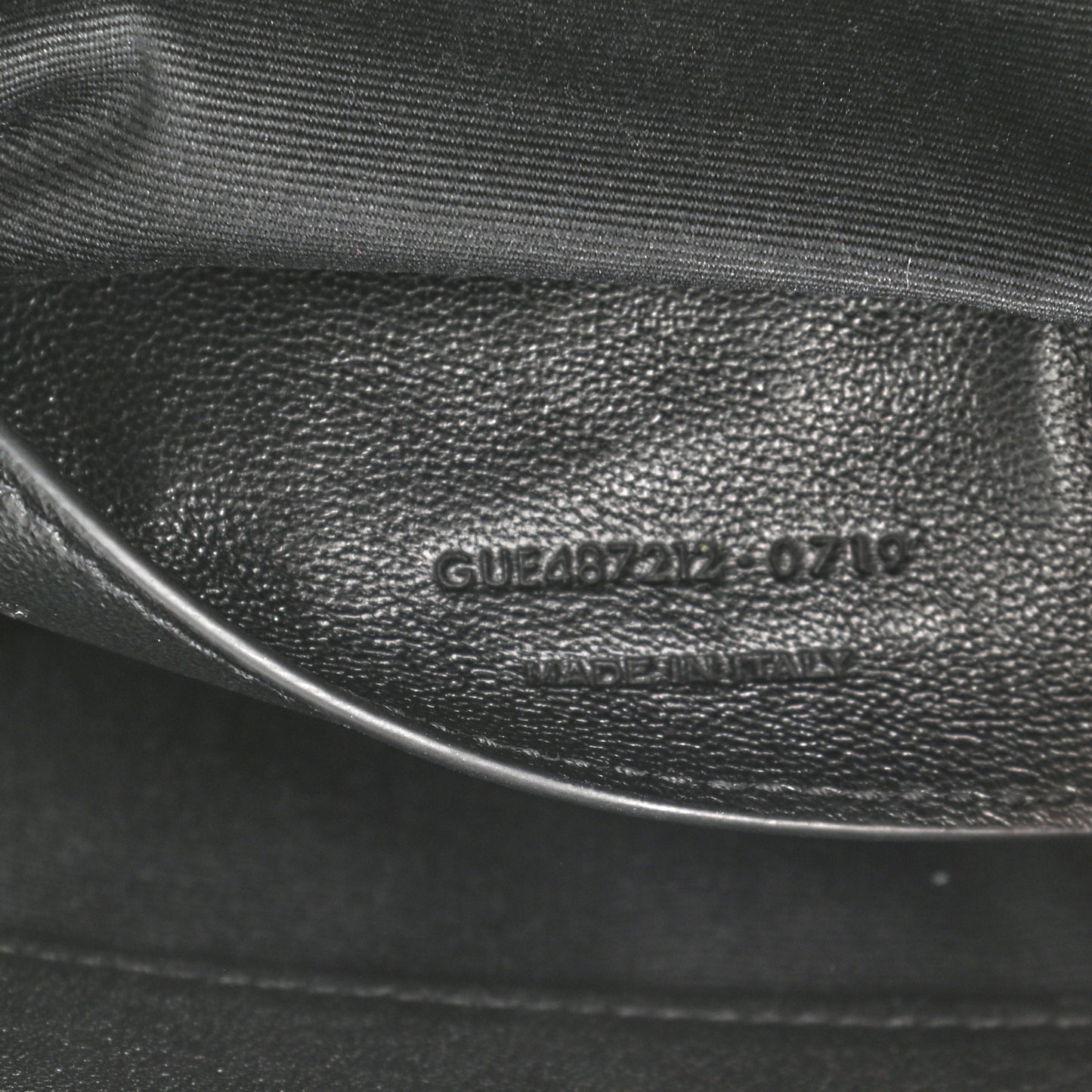 Sheepskin Matelasse Chevron Monogram Monochrome Large College Satchel Black