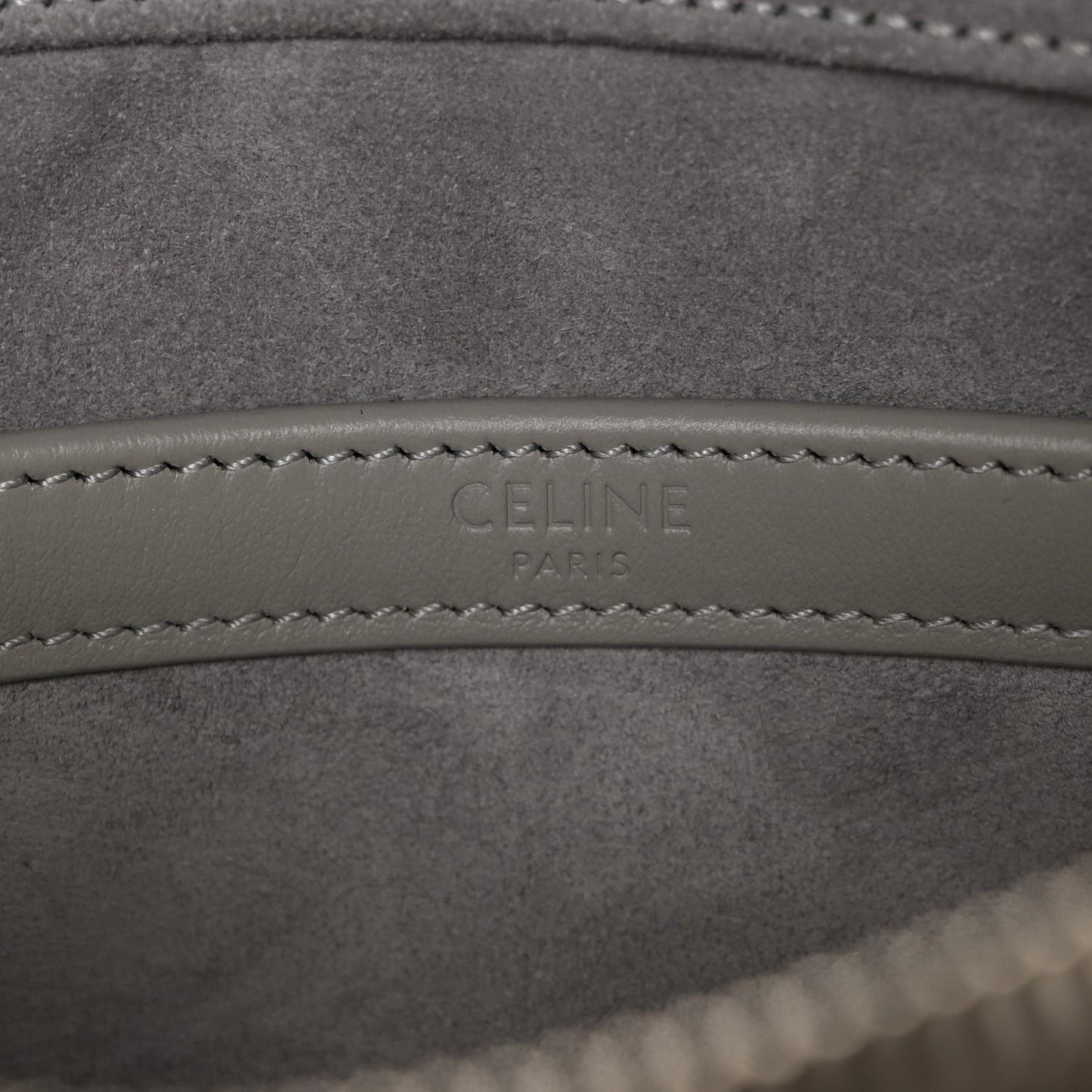 Smooth Calfskin Medium Messenger Bag Pale Grey