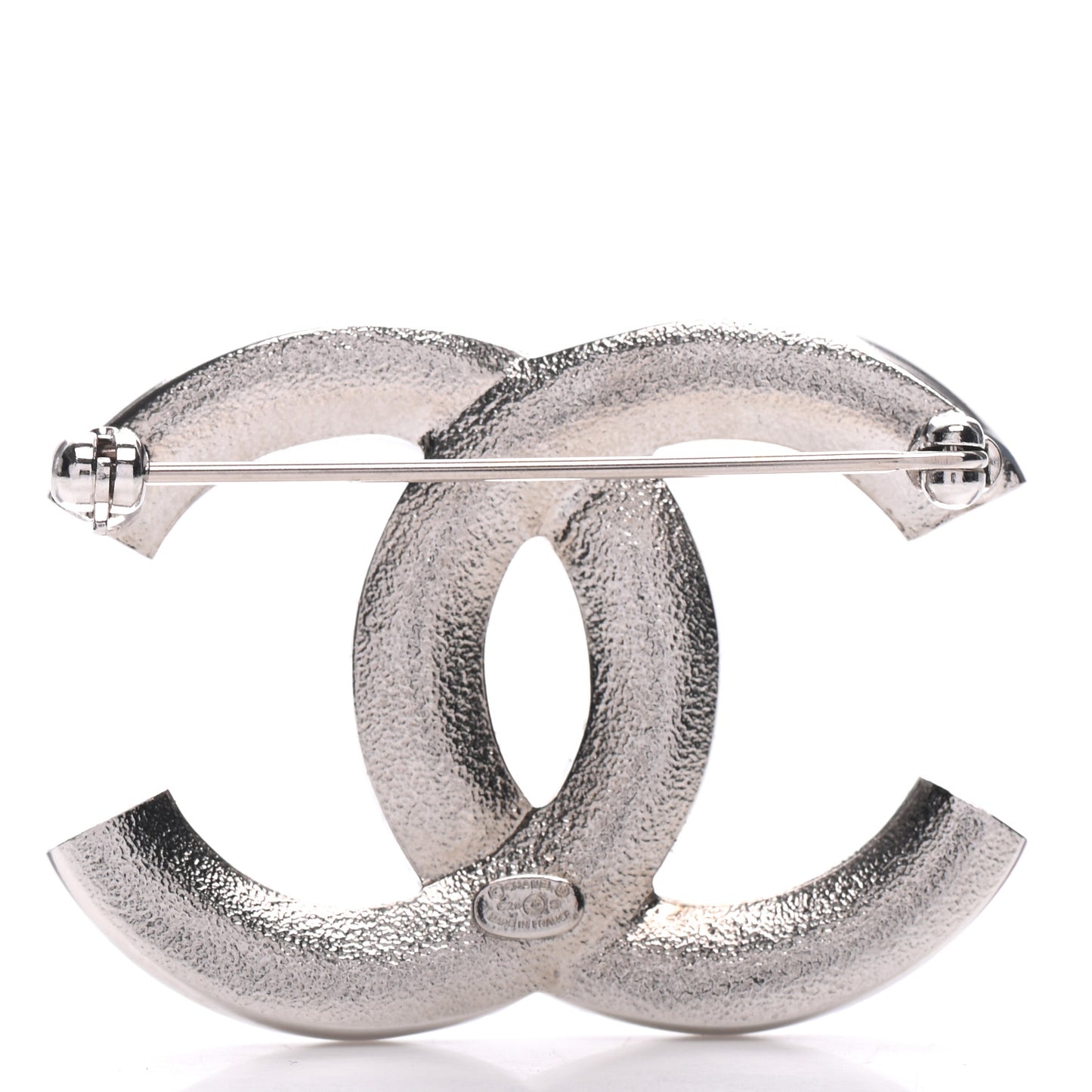 Crystal Palais Garnier CC Brooch Silver