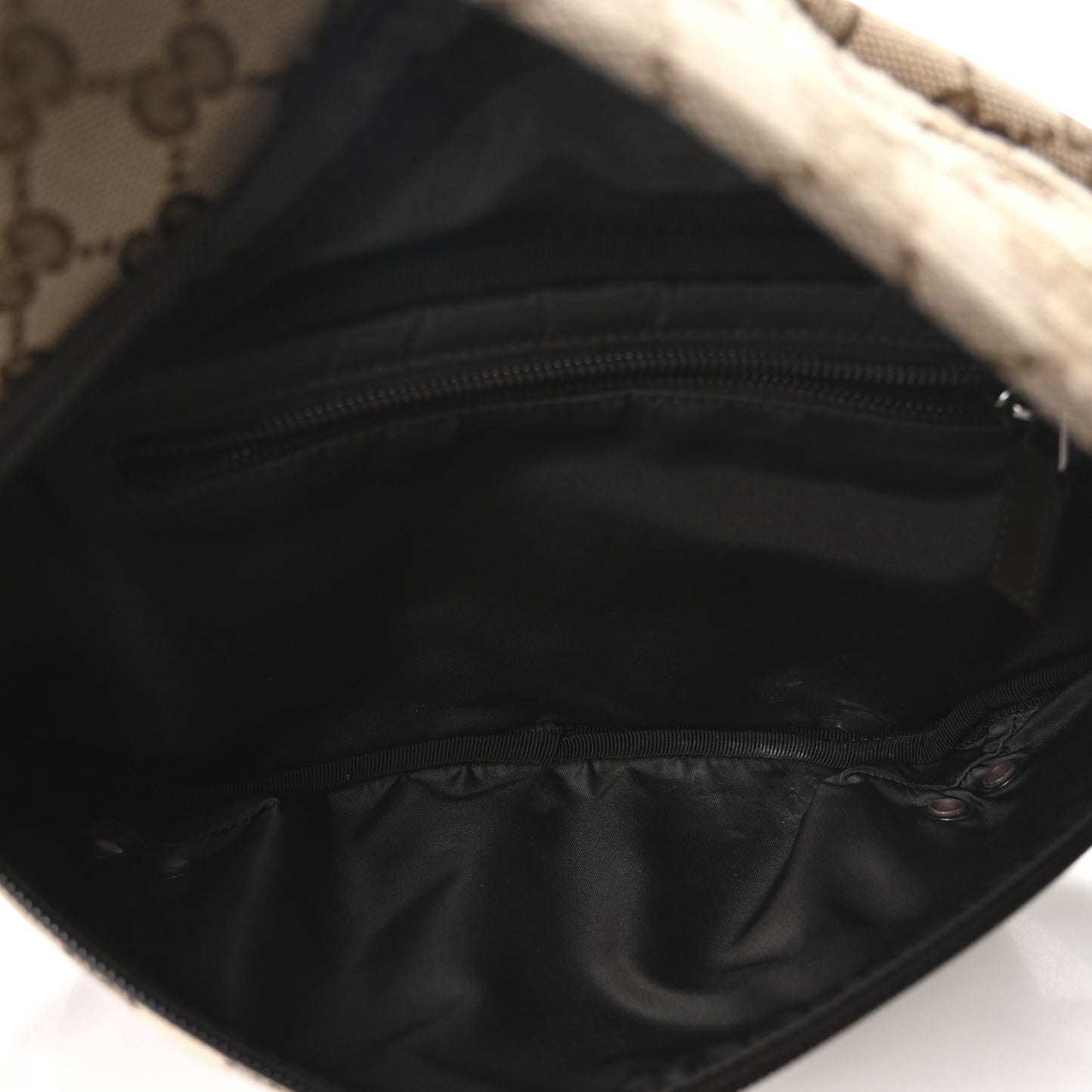 Monogram Large Belt Bag Beige Dark Brown