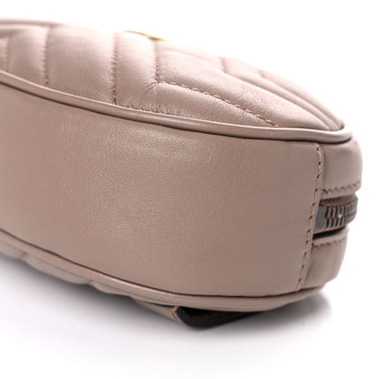 Gucci Calfskin Matelasse GG Marmont Belt Bag 95 38 Porcelain Rose 9 of 22