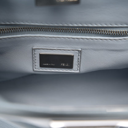Fendi Nappa Mini Peekaboo Iconic Satchel Light Blue 6 of 7