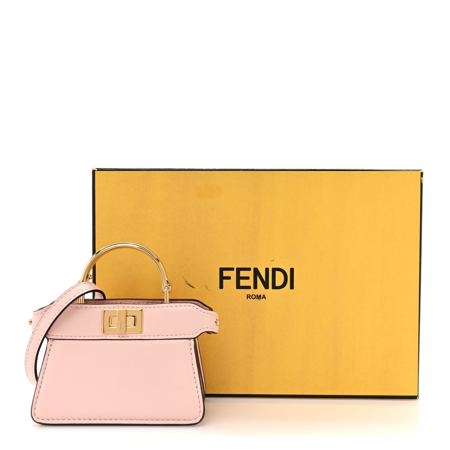 Shiny Nappa Nano Peekaboo Maxi Handle Satchel Rosa Confetto