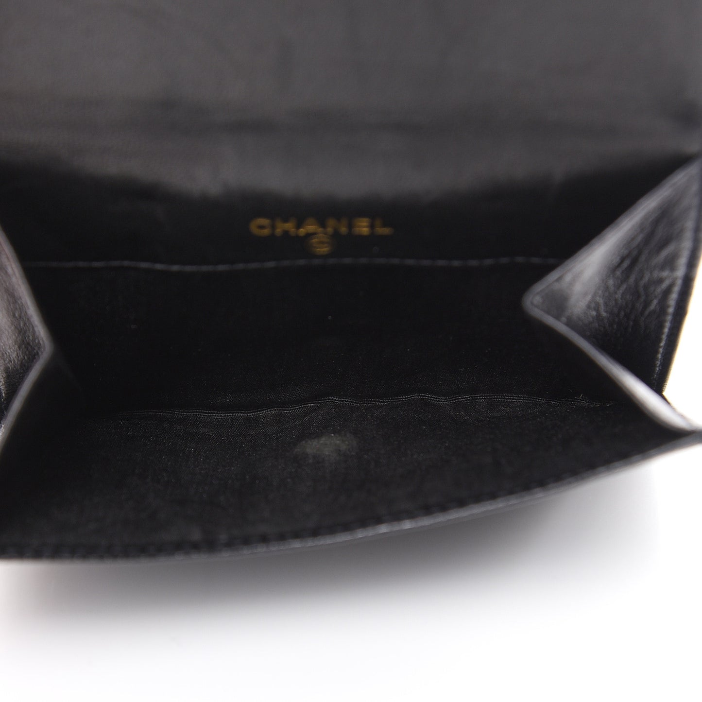 Caviar Timeless CC Compact French Wallet Black