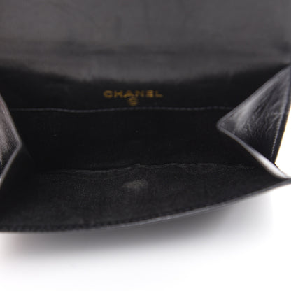 Chanel Caviar Timeless CC Compact French Wallet Black 5 of 10