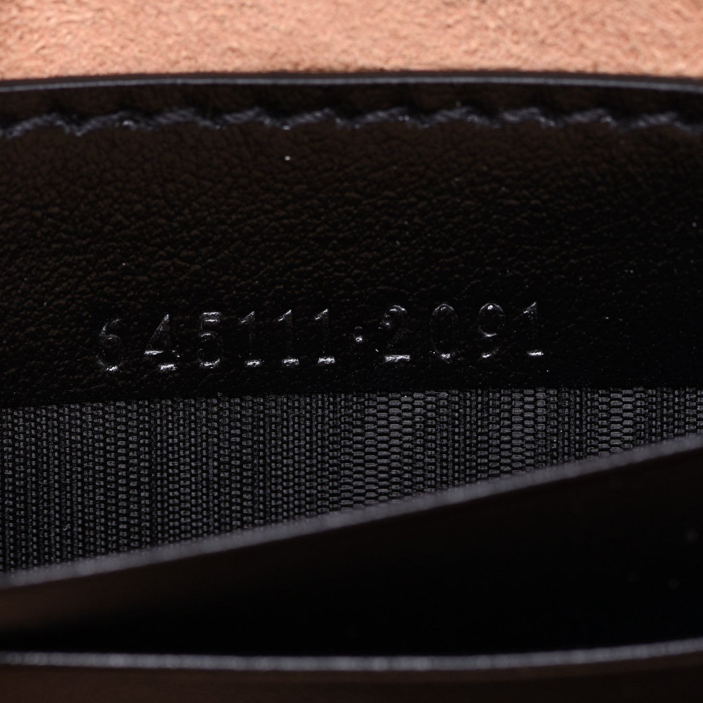Calfskin Matelasse GG Marmont Wristlet Black