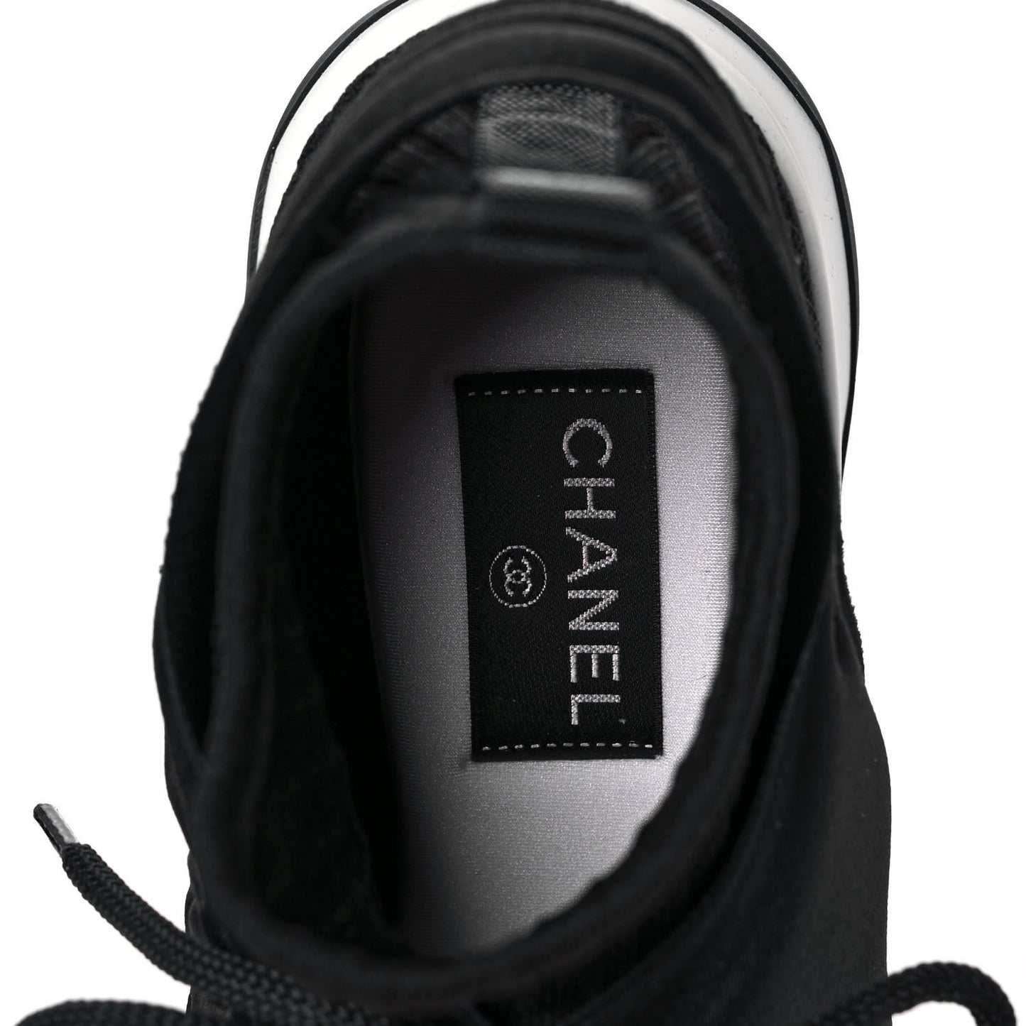 Stretch Fabric Womens CC Sneakers 39 Black