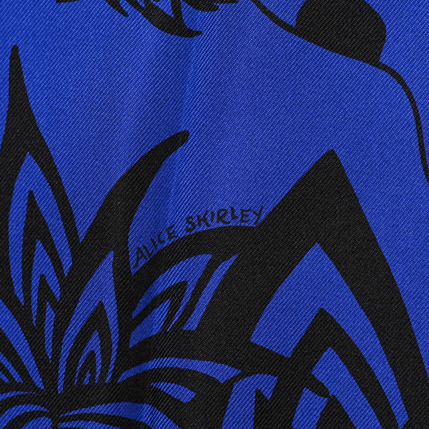 Hermes Silk The Three Graces Scarf 90 Indigo 3 of 5