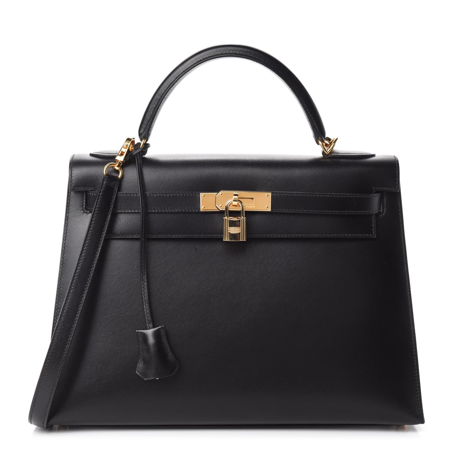 Hermes Box Kelly Sellier 32 Black 1 of 11