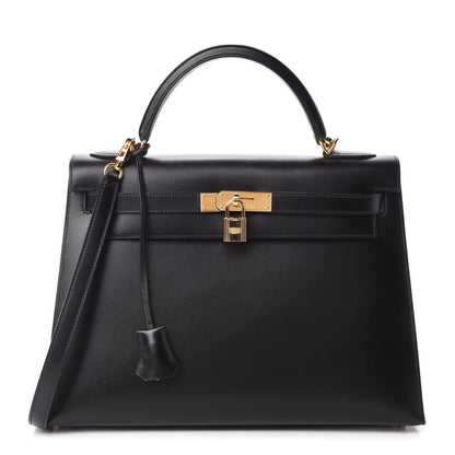 Hermes Box Kelly Sellier 32 Black 1 of 11