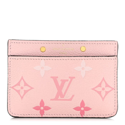 Louis Vuitton Empreinte Monogram Giant By The Pool Card Holder Bouton De Rose 1 of 7