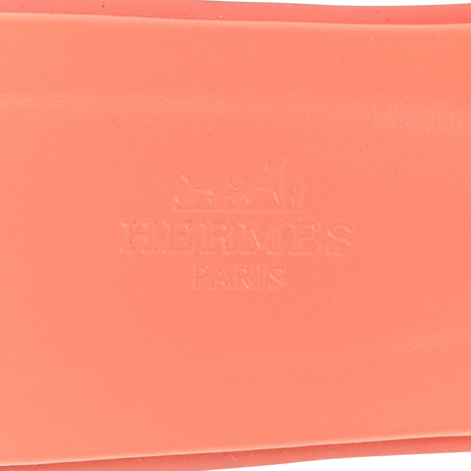 Hermes Epsom Oran Sandals 39.5 Orange Joey 7 of 11