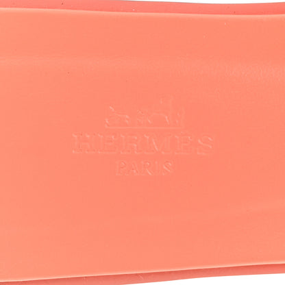 Hermes Epsom Oran Sandals 39.5 Orange Joey 7 of 11