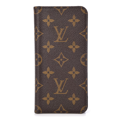 Louis Vuitton Monogram iPhone XS Max Folio Case 1 of 7