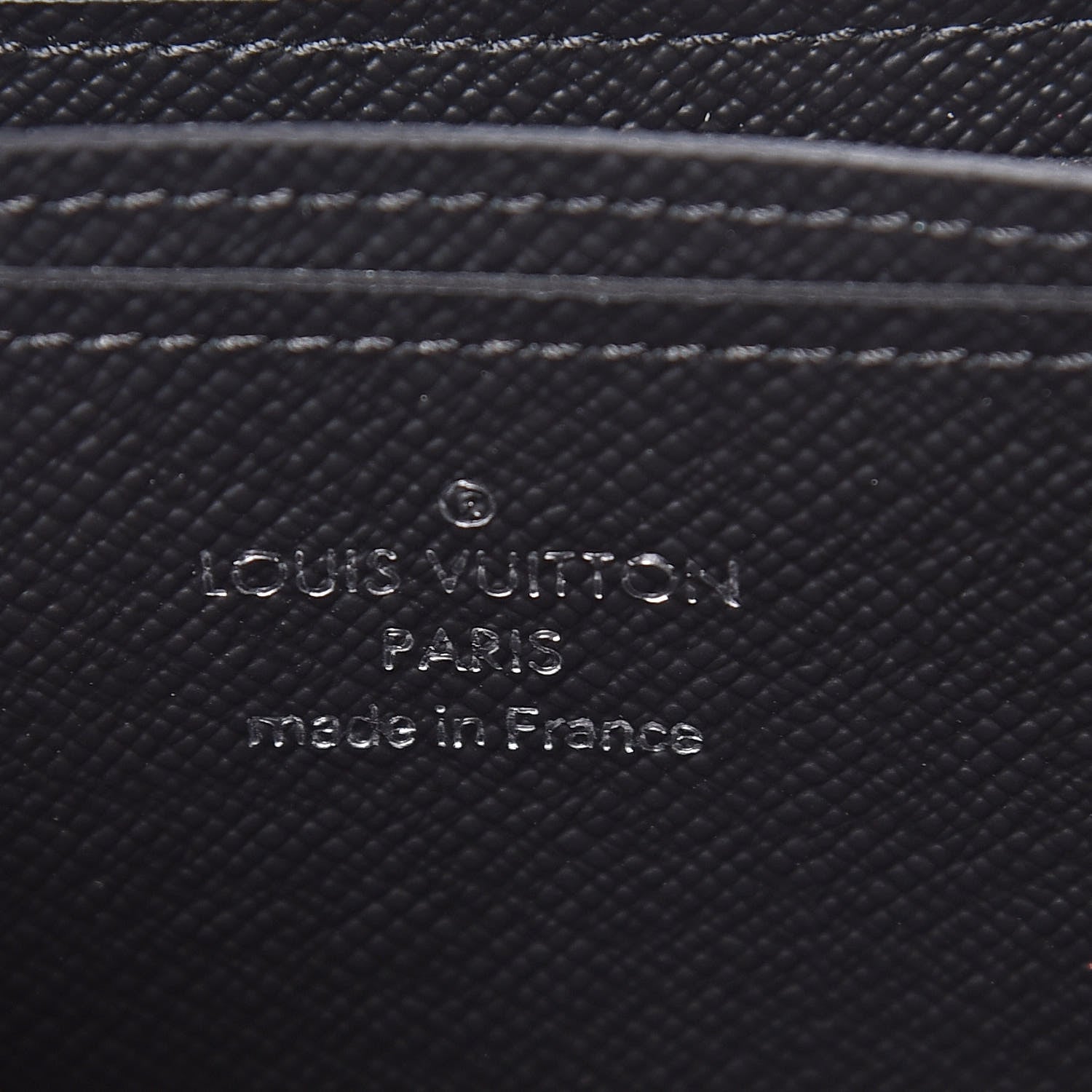 Louis Vuitton Taiga Zippy Coin Purse Vertical Black 6 of 7
