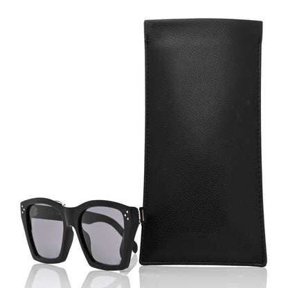 Celine Acetate Polarized Square Sunglasses CL40090I Black 7 of 7