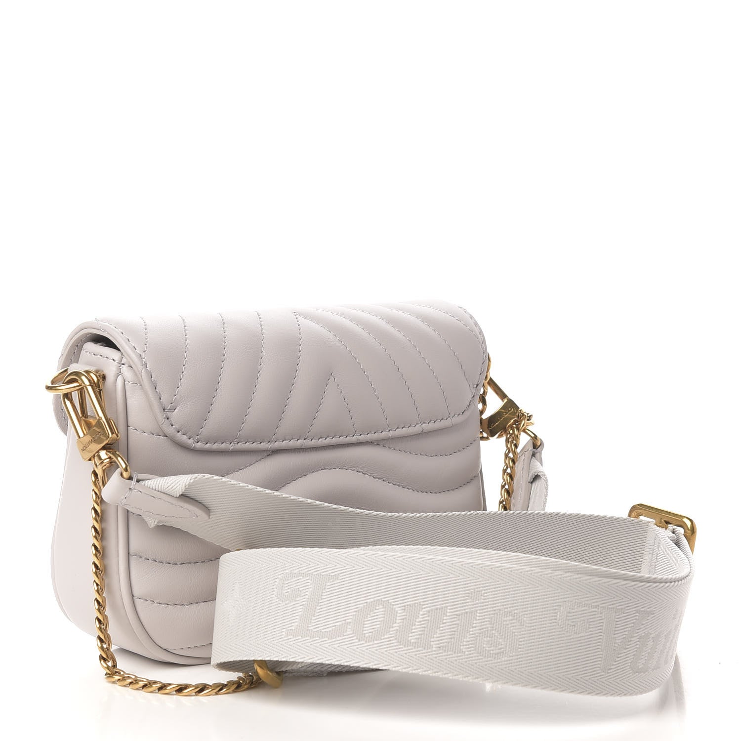 Louis Vuitton Calfskin New Wave Multi Pochette Brume 2 of 8