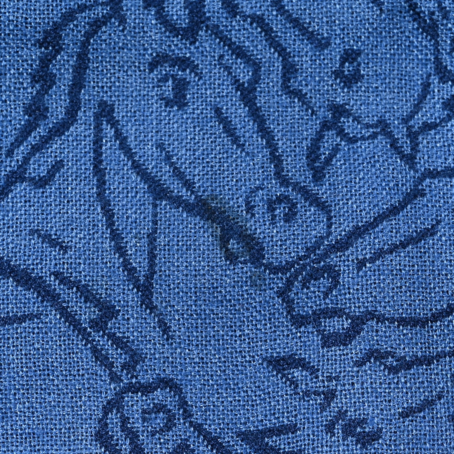 Hermes Cashmere Silk Whispering Horses Echarpe Muffler Mediterranee Indigo 8 of 11