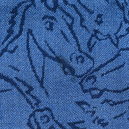 Hermes Cashmere Silk Whispering Horses Echarpe Muffler Mediterranee Indigo 8 of 11