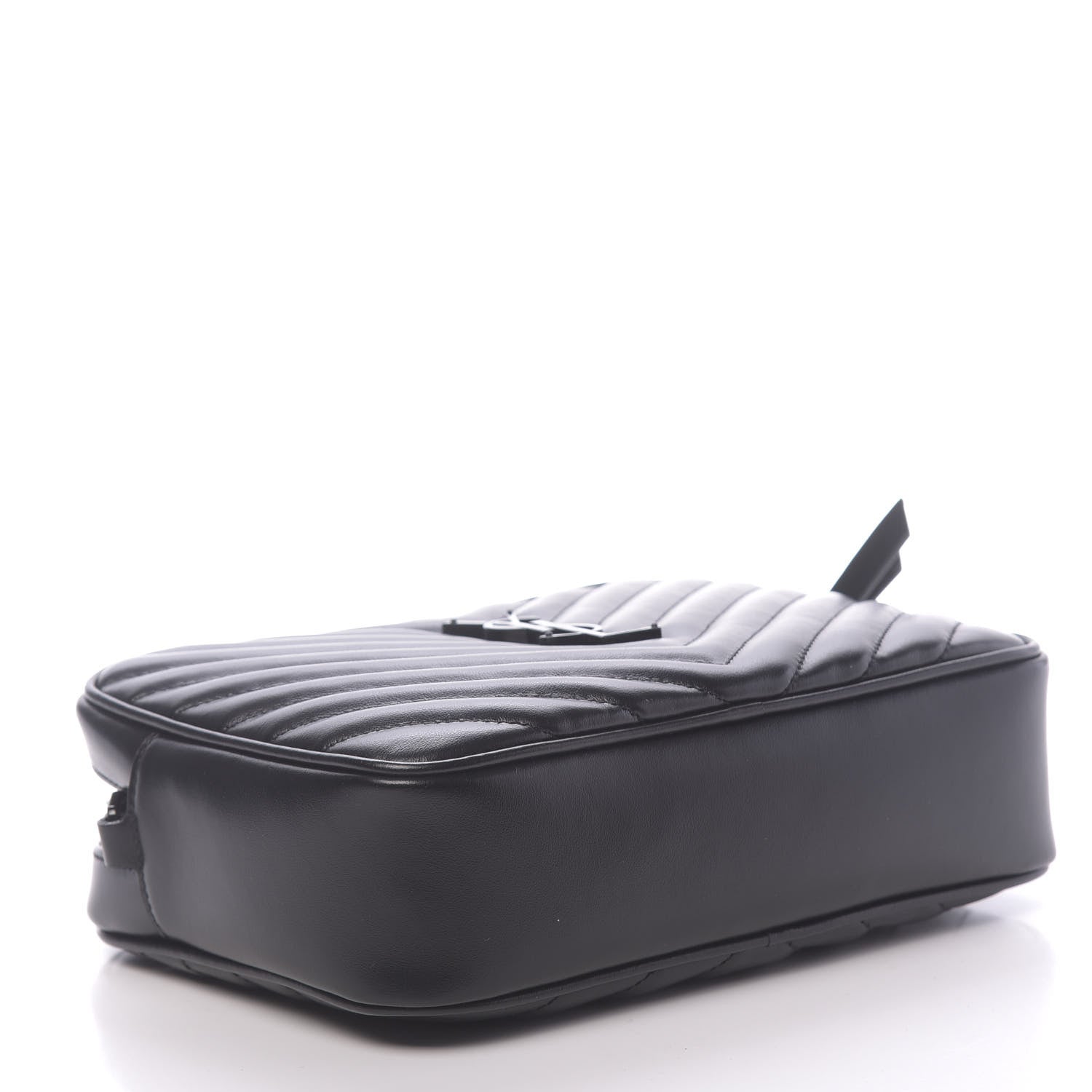 Saint Laurent Calfskin Matelasse Monogram Lou Camera Bag Black 4 of 10