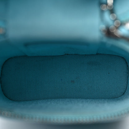 Chanel Lambskin Quilted Phone Holder With Chain Neon Blue 5 of 11