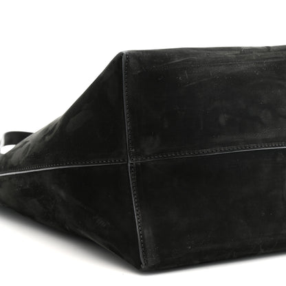The Row Suede Calfskin Medium N/S Park Tote Black 8 of 9