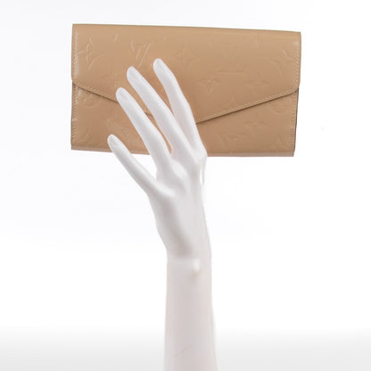 Louis Vuitton Vernis Sarah Wallet NM Dune 2 of 7