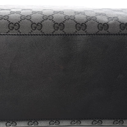 Gucci Metallic Monogram XL Shopper Tote Black 10 of 11