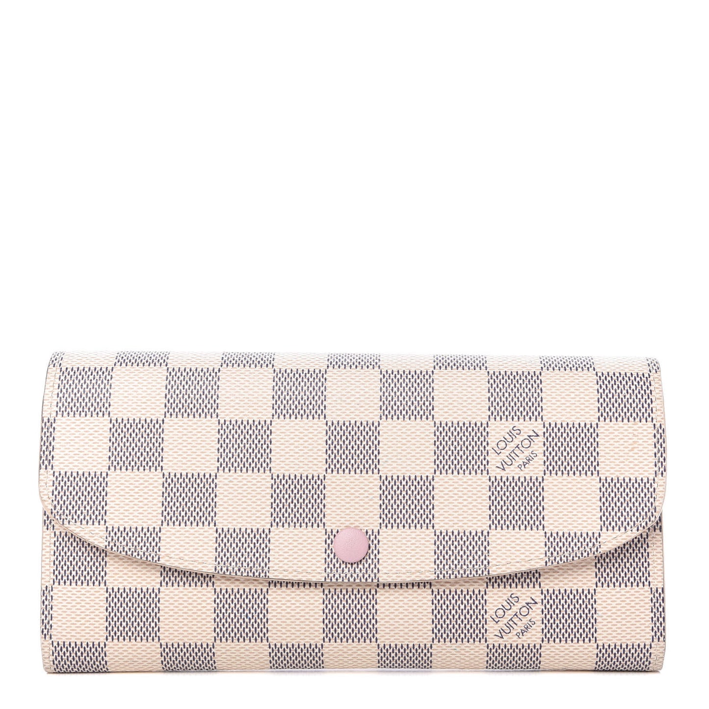 Damier Azur Emilie Wallet Rose Ballerine