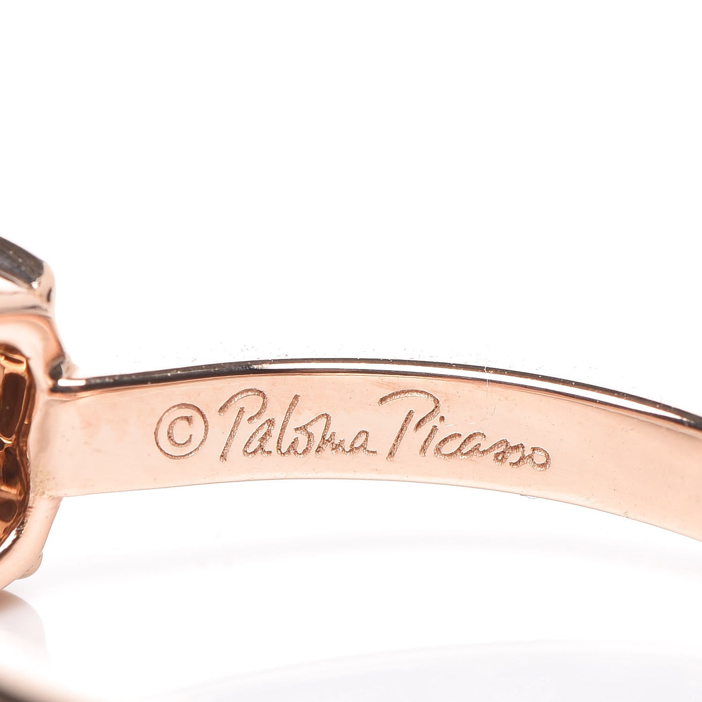 18K Rose Gold Pink Sapphire 7mm Paloma Picasso Sugar Stacks Ring 54 7