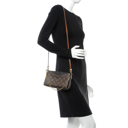 Louis Vuitton Monogram Pallas Clutch Black 2 of 8