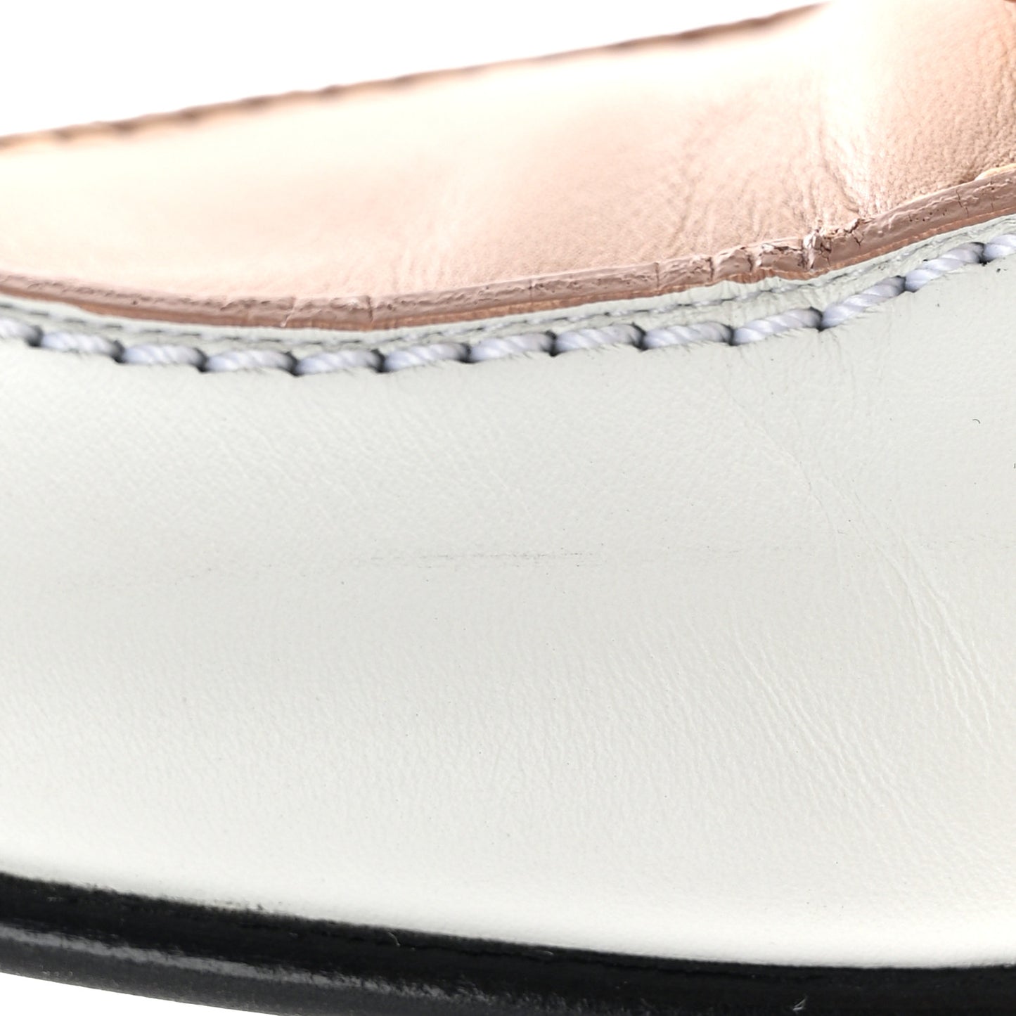 Calfskin Womens Paris Loafers 35 White Bois De Santal