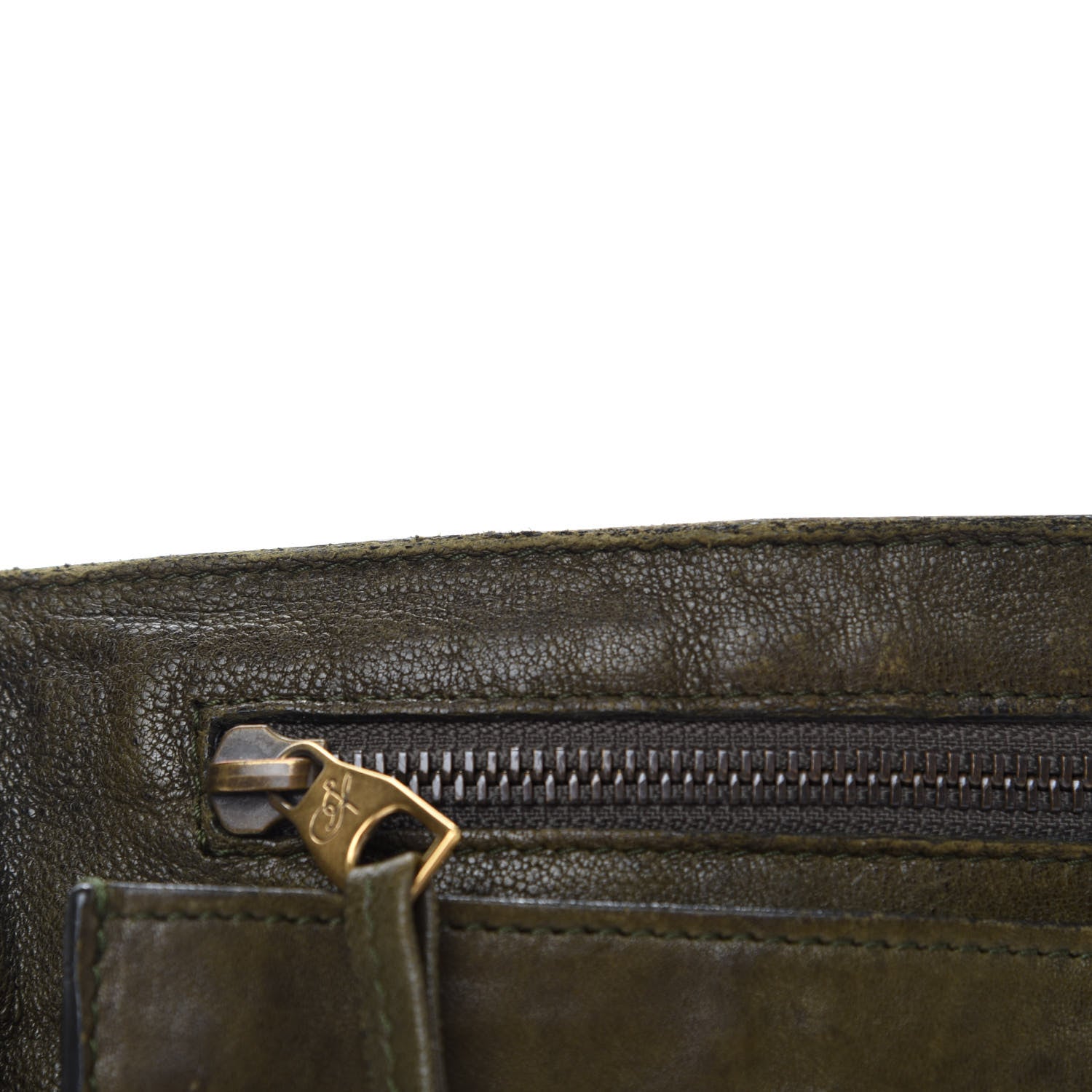 Proenza Schouler Lambskin Medium PS1 Satchel Dark Olive 12 of 20