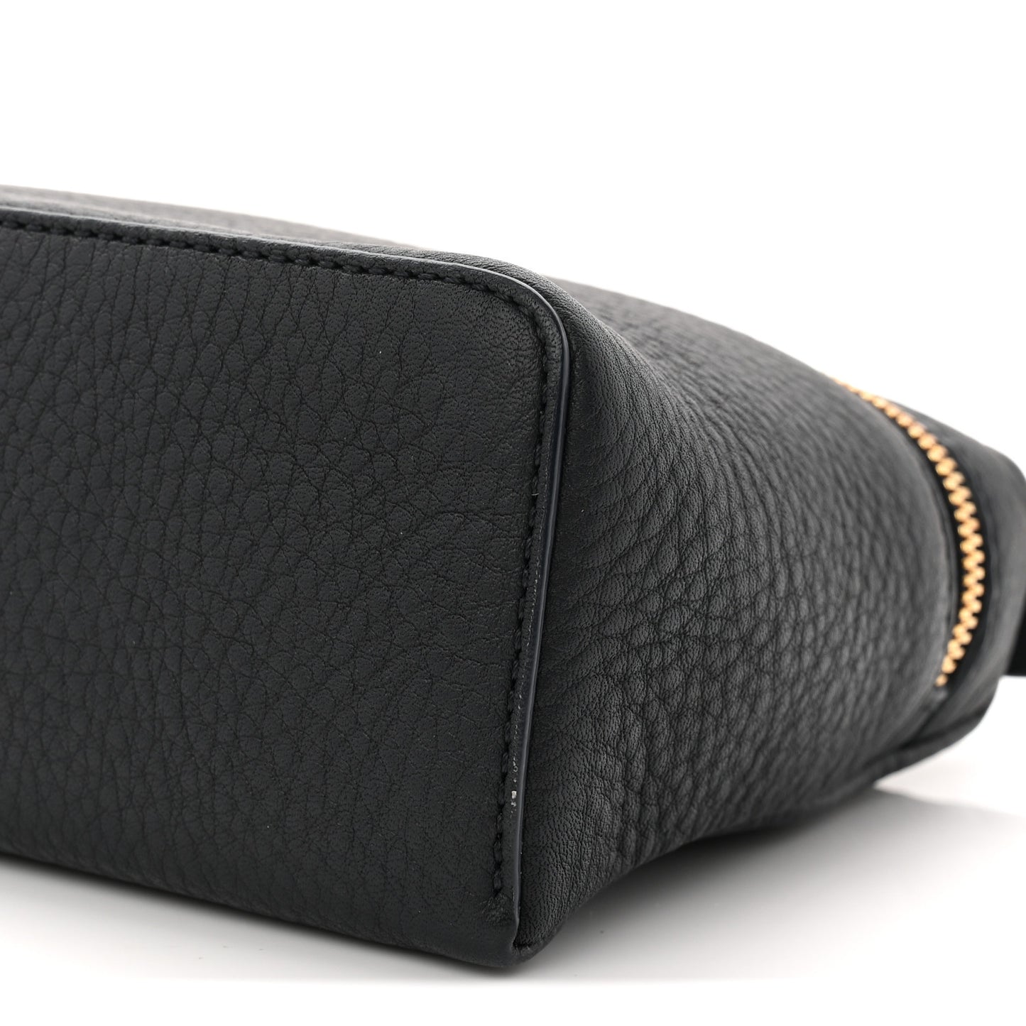 Grained Calfskin L19 Extra Pocket Pouch Navy