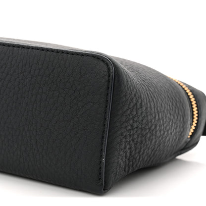 Loro Piana Grained Calfskin L19 Extra Pocket Pouch Navy 9 of 10