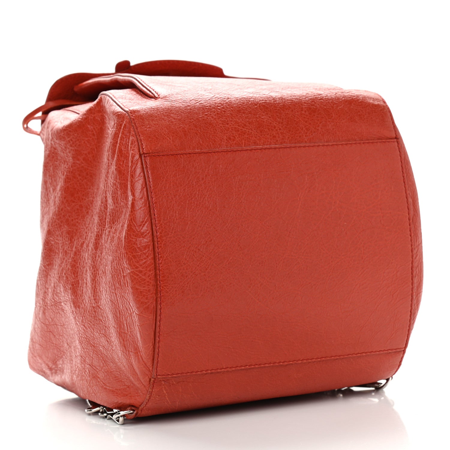 Balenciaga Agneau Giant 12 Hardware Zip Traveler Backpack Rouge Ambre 4 of 13