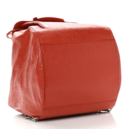 Balenciaga Agneau Giant 12 Hardware Zip Traveler Backpack Rouge Ambre 4 of 13